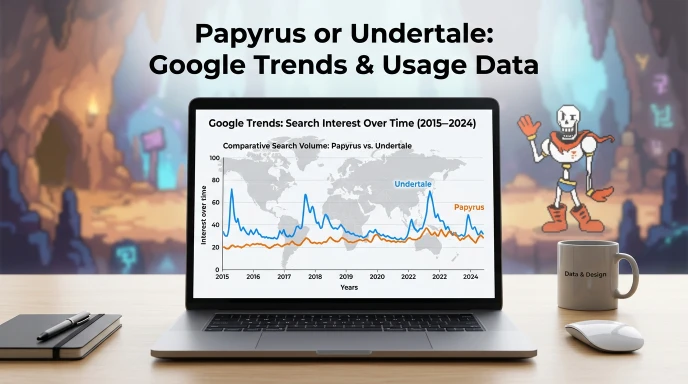 Papyrus or Undertale:Google Trends & Usage Data