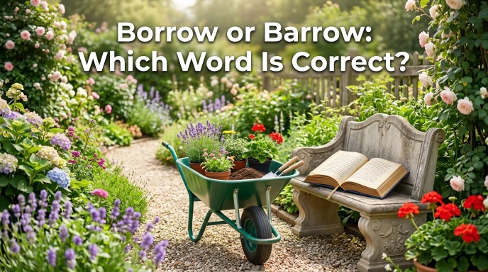 Borrow or Barrow in Everyday Examples