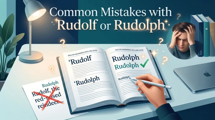 Common Mistakes with Rudolf or Rudolph