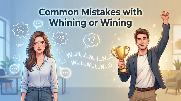 Common Mistakes with Whining or Wining