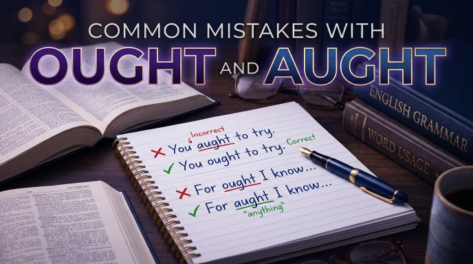 Common Mistakes with Ought or Aught