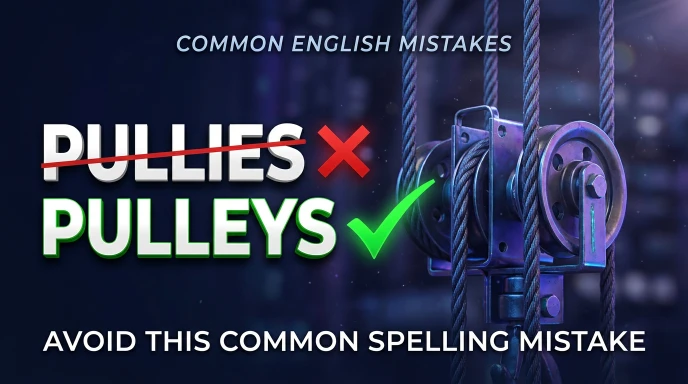 Common Mistakes with Pullies or Pulleys