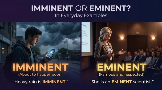 Imminent or Eminent in Everyday Examples