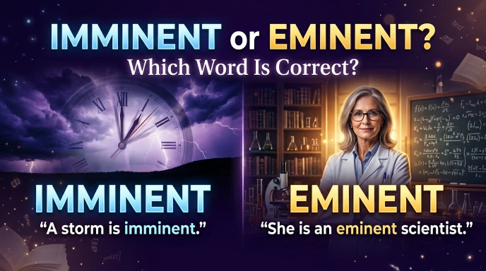 imminent or eminent