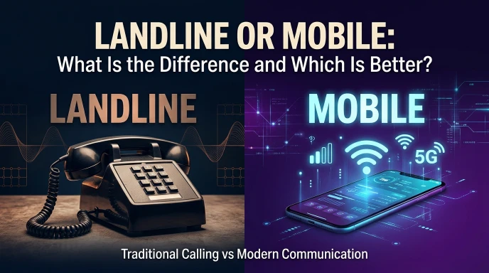 landline or mobile