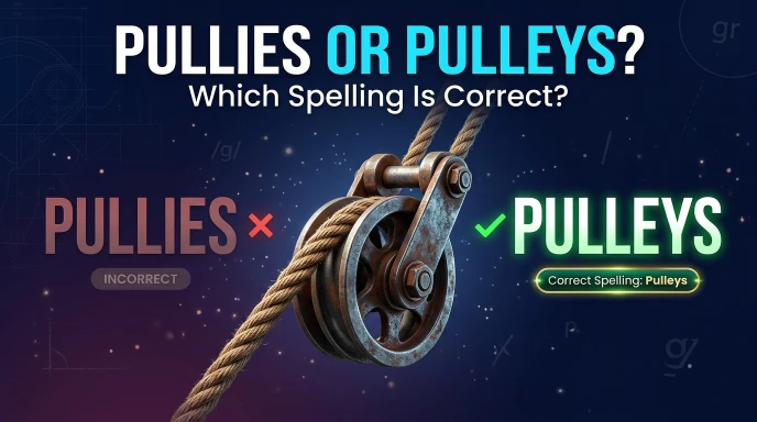 pullies or pulleys
