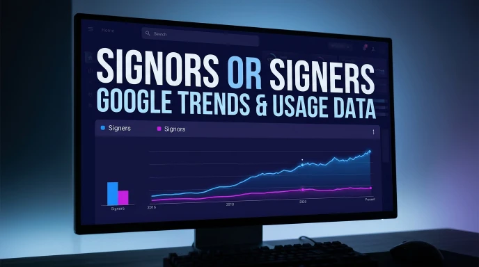 Signors or Signers:Google Trends & Usage Data