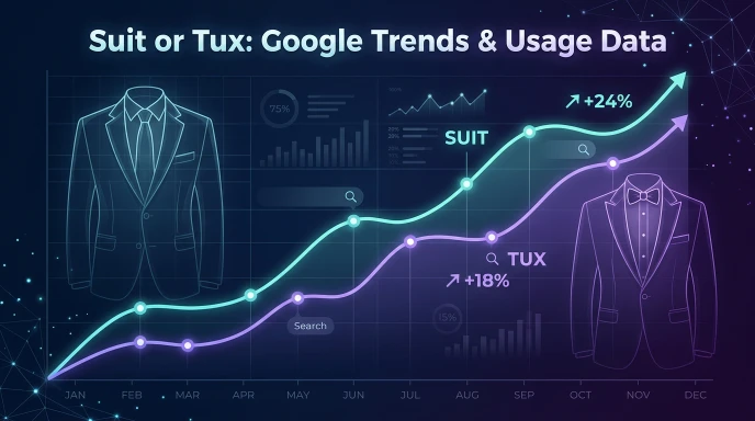 Suit or Tux:Google Trends & Usage Data