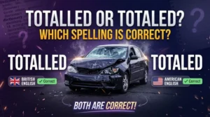 totalled or totaled