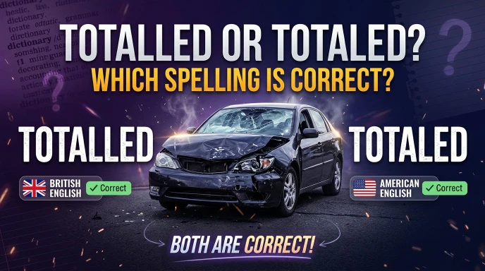 totalled or totaled