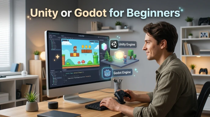 Unity or Godot for Beginners